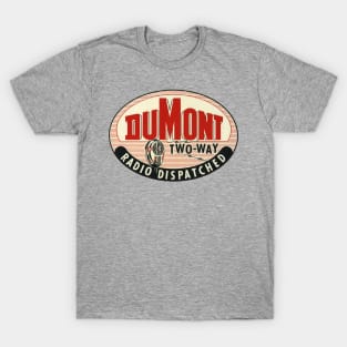 1940s Dumont Two-Way Radio Dispatched Taxi Sign T-Shirt